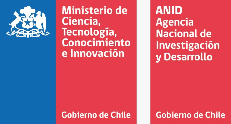 Logotipos del Ministerio de Ciencia, Tecnología, Conocimiento e Innovación y de la Agencia Nacional de Investigación y Desarrollo, Gobierno de Chile.